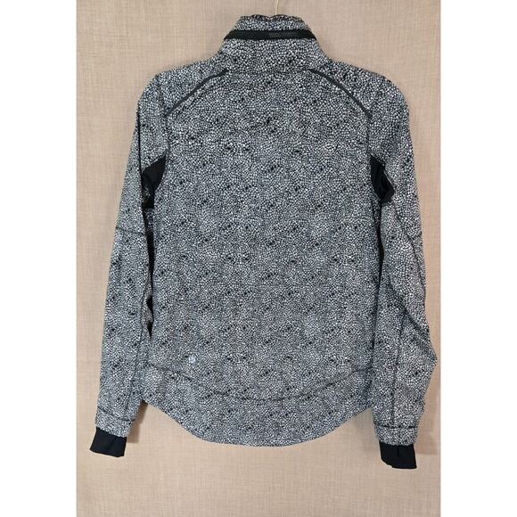 LULULEMON Spring Forward Jacket Petal Black Ghost Stow Away Hoodie Women's Sz 4 - Picture 4 of 10